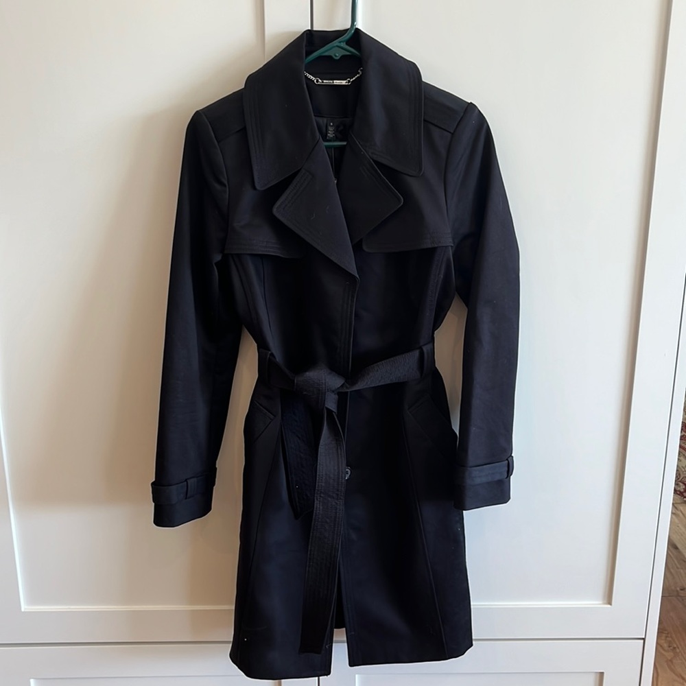 White House Black Market Stitch Detail Trench